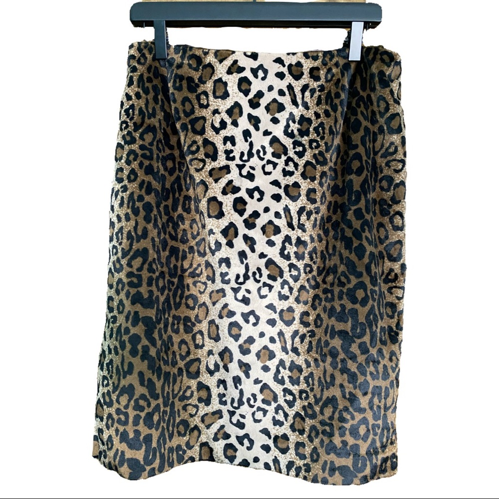 Leopard Midi Skirt